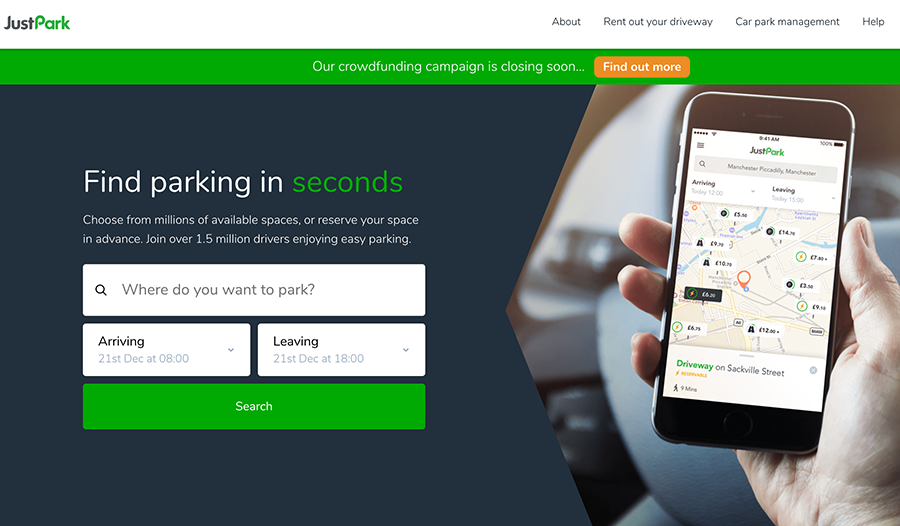 JustPark raises 2.7m in crowdfunded round – Department of Product