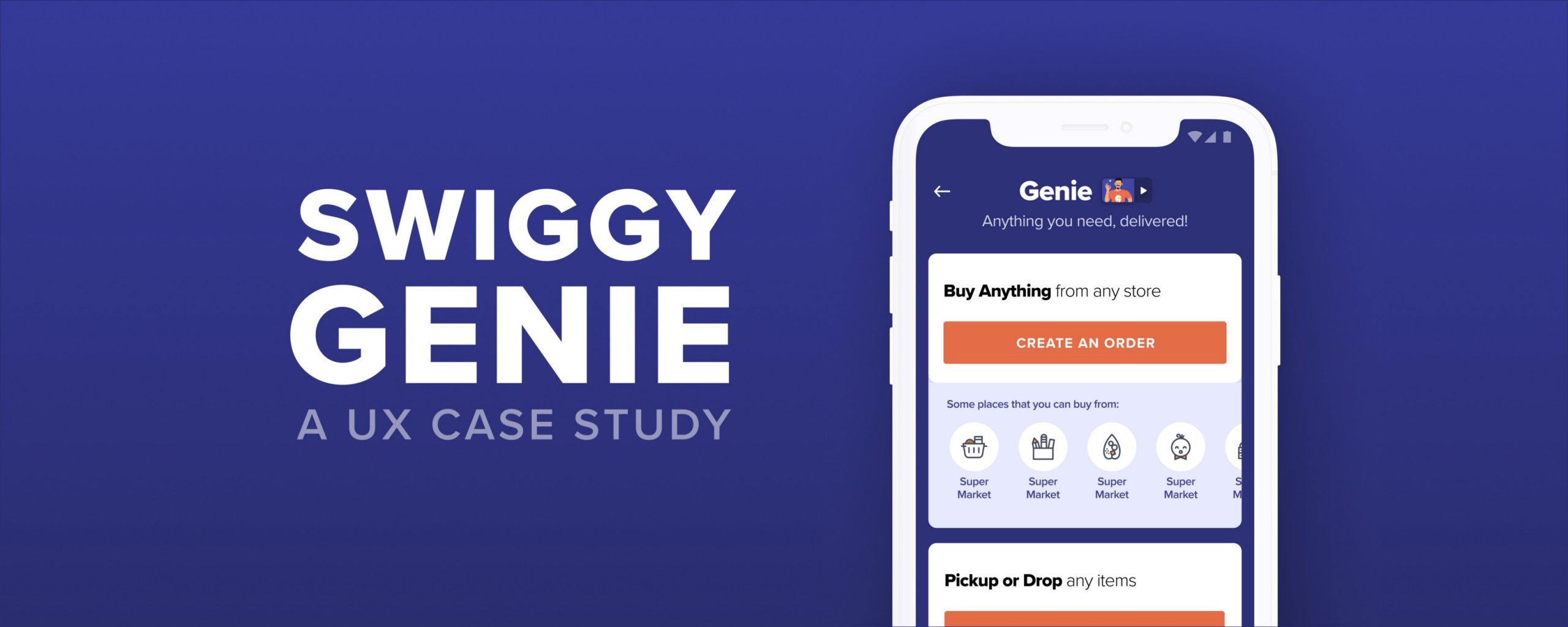 Swiggy Genie— A UX case study